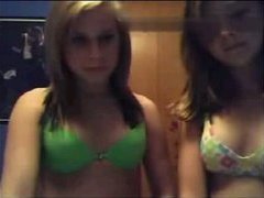 Amateur girls strip and masturbate on Chatroulette