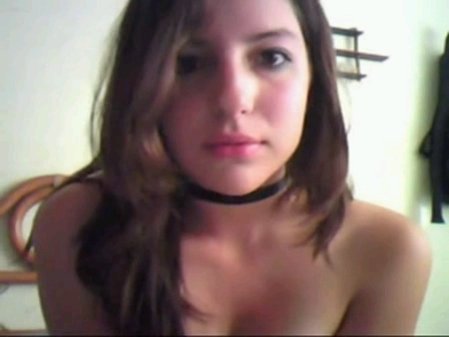 Skype Webcam Naked - Emo teen nude on Skype