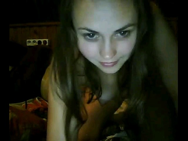 Russian teen Natasha rubing on Skype