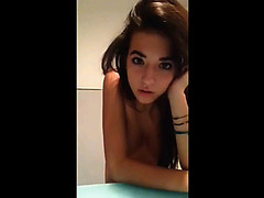 Self shot video Perfect teen with perfect body